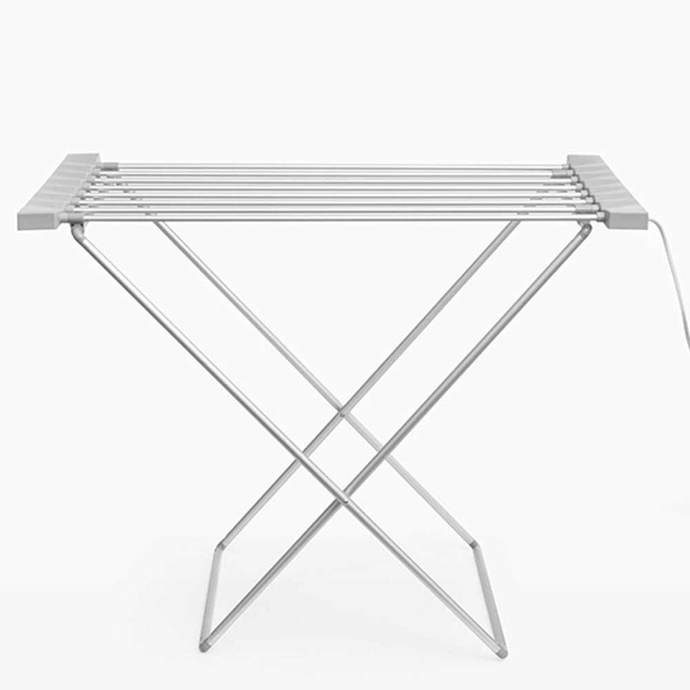 Stendibiancheria Elettrico 120W Stendino Asciugabiancheria Pieghevole Alluminio