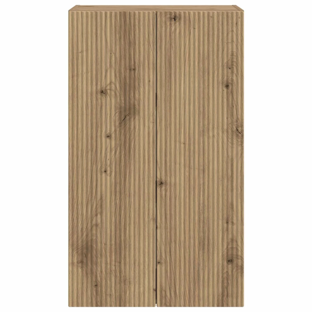 Mobile TV da parete Rovere artigianale 59,5 x 31 x 100 cm 892378