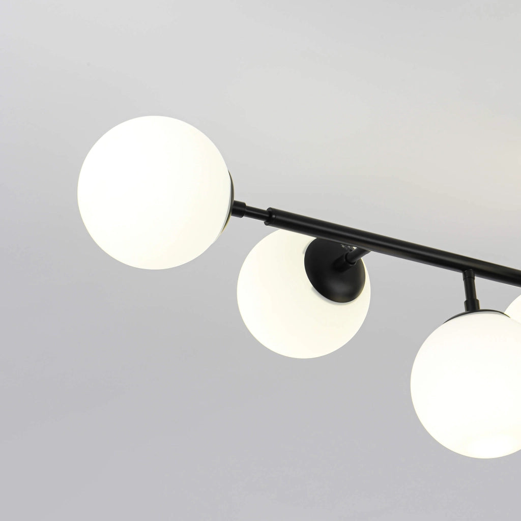 Lampada a sospensione Dorado Light Prestige 8xE14 nera