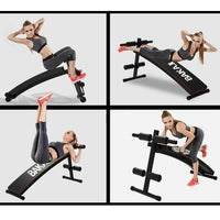 Panca Allenamento Addominali Pieghevole Regolabile Esercizi Palestra Fitness Cas