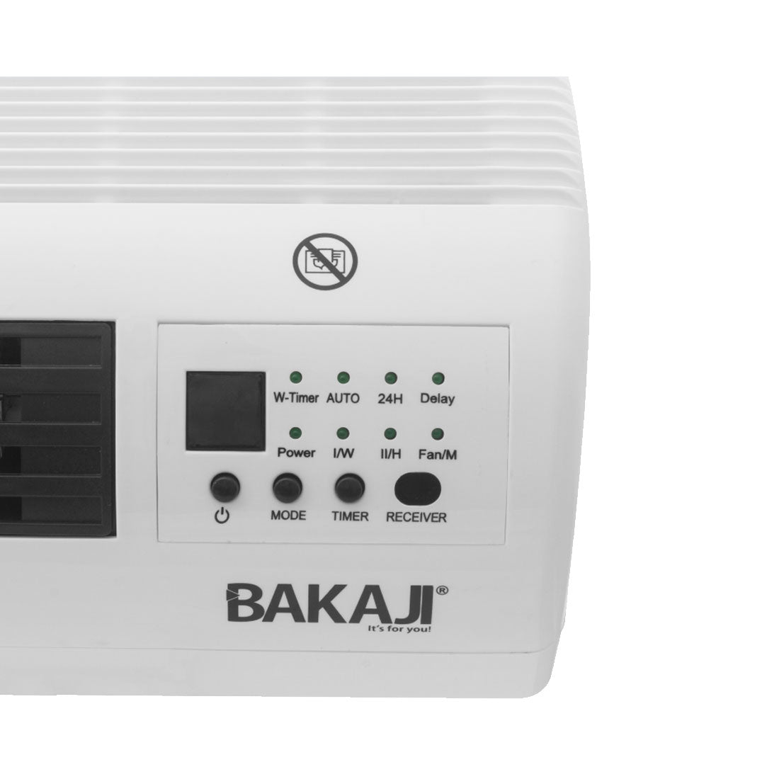 Termoventilatore Ceramico Elettrico a parete Stufa a Muro 2000W con Timer 24H