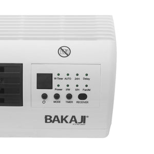 Termoventilatore Ceramico Elettrico a parete Stufa a Muro 2000W con Timer 24H