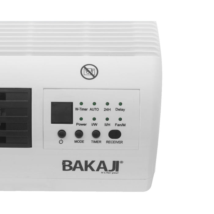 Termoventilatore Ceramico Elettrico a parete Stufa a Muro 2000W con Timer 24H