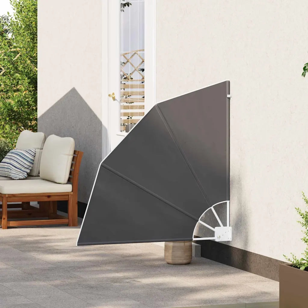 Schermo di Privacy per Balcone-Pannello per privacy 115 x 115 cm Poliestere Nero