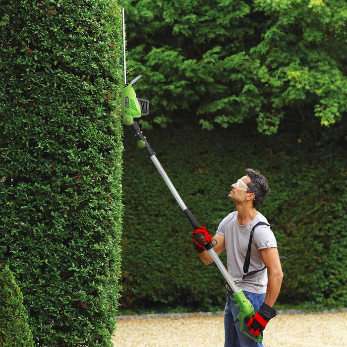 Tagliasiepi Telescopico Elettrico 460W Estensibile Sega Tagliabordi Tosasiepi