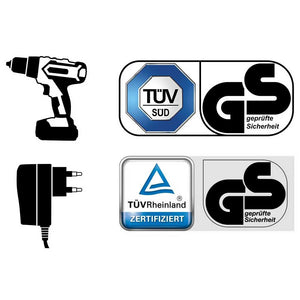 Trapano Avvitatore 20V a DOPPIA Batteria LITIO in Valigetta Cordless 2 Velocita