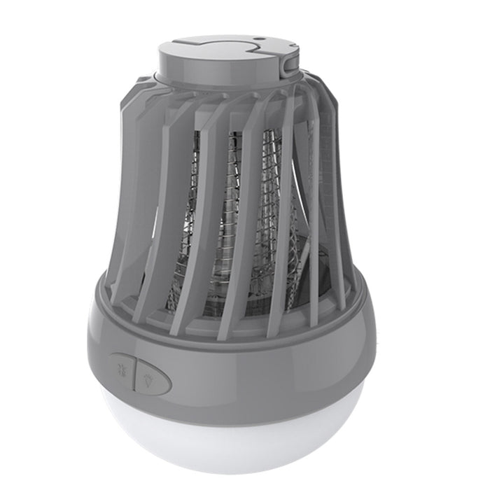 Zanzariera Elettrica Torcia Lampada LED da Campeggio Anti Zanzare Batteria AAA