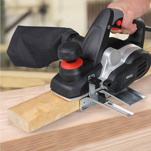 Pialla Elettrica Piallatrice 750W Levigatrice Pialletto Legno + Guida Parallela