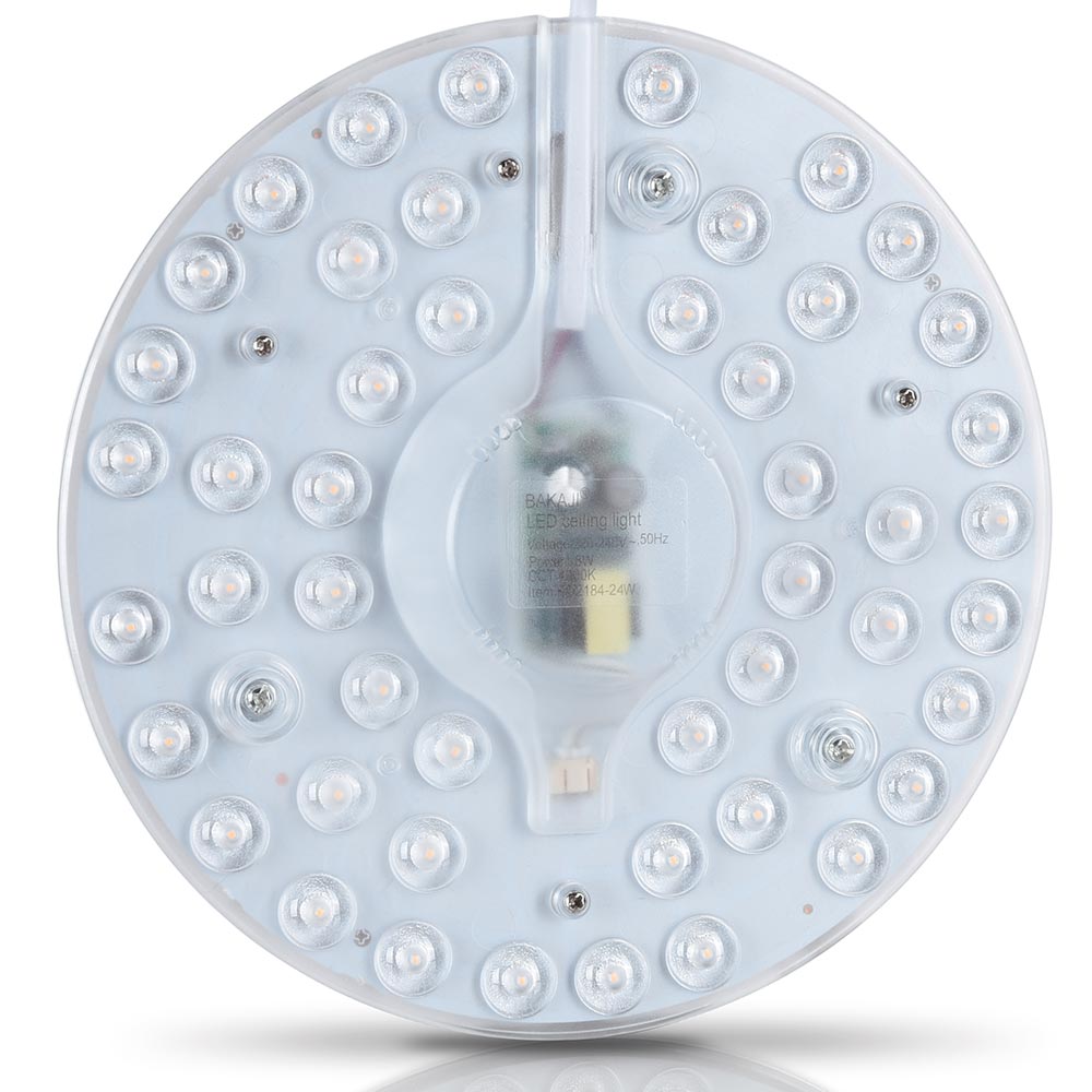 Circolina LED Disco Calamita Sotituzione Neon Plafoniera Luce Bianca 24W 2160LM