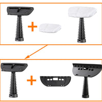 Pulitore a Vapore Portatile 1050W 300ml 3 bar con Accessori Pulizia Giallo