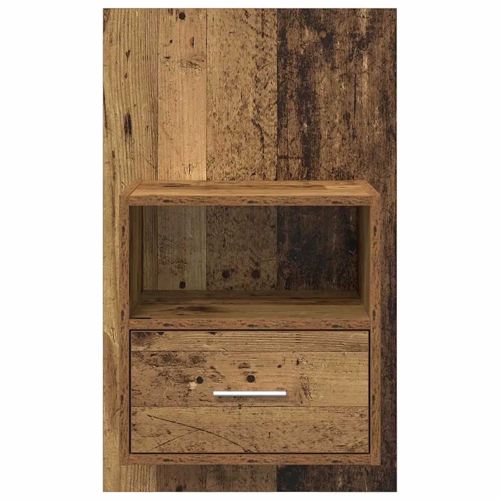 Armadio da Notte 2 pcs Legno vecchio 50 x 32.5 x 80cm 880495