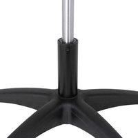 Sgabello Estetista Girevole Seduta Imbottita 10cm in Ecopelle Salone Studio Nero