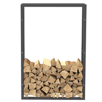 Portalegna Supporto Metallo Porta Legna Interno Legnaia Camino Stufa 150x100x25