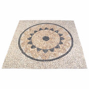 Piastrelle Mosaic con Motivo Girasole Multicolore 120 x 120 cm 42033520