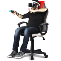 Sedia Poltrona Gaming Scrivania Ufficio Regolabile Girevole Direzionale Rosso