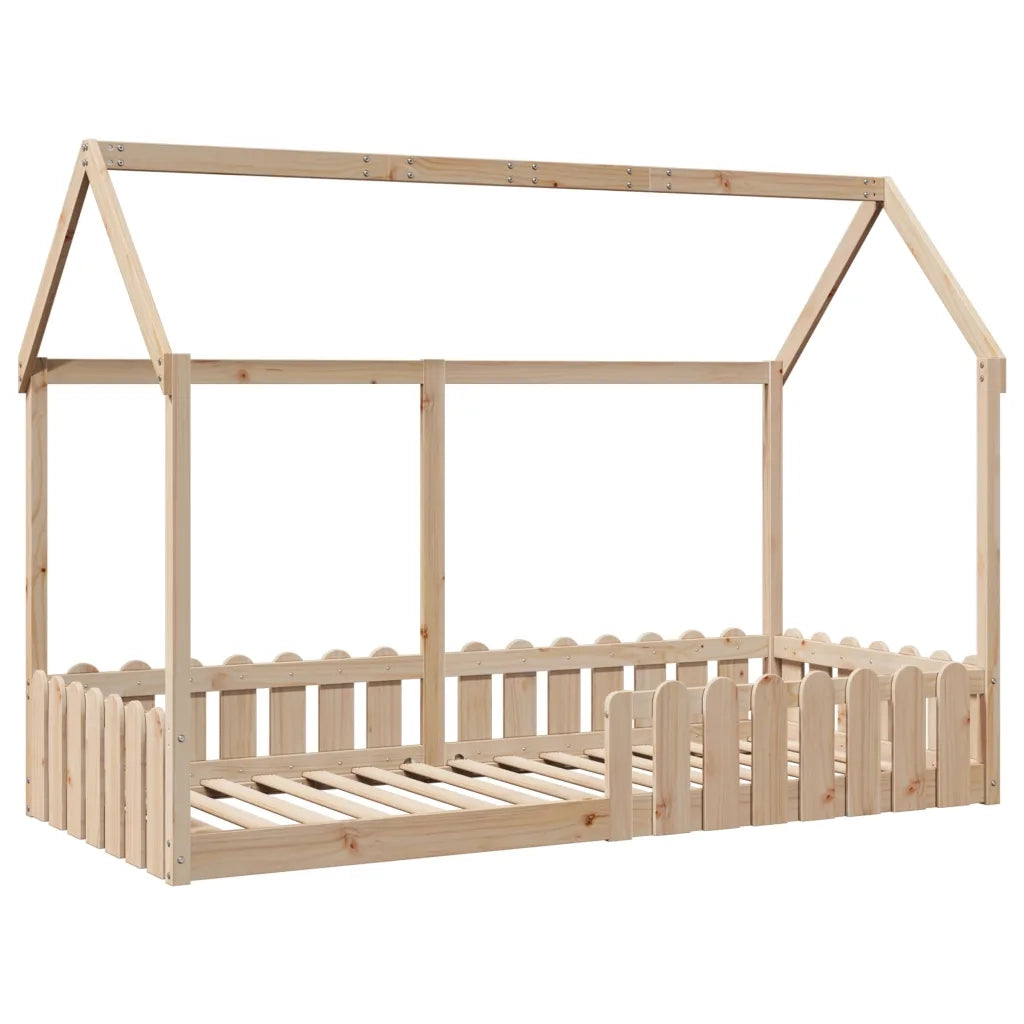 Giroletto Casetta per Bambini 90x200 cm Legno Massello di Pino 850686