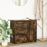 Credenza con Cassetto Rovere Fumo 71x35x65 cm in Truciolato 861575