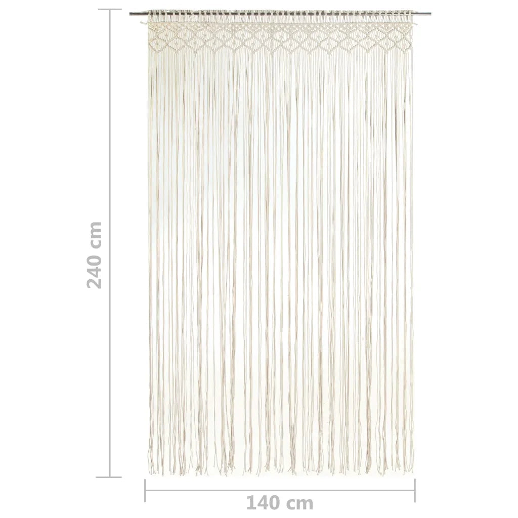 Tenda Macramè 140x240 cm in Cotone 323975