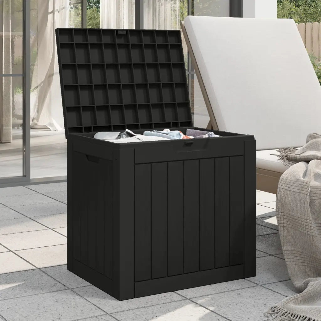 Contenitore Giardino Nero 55,5x43x53 cm Polipropilene 364164