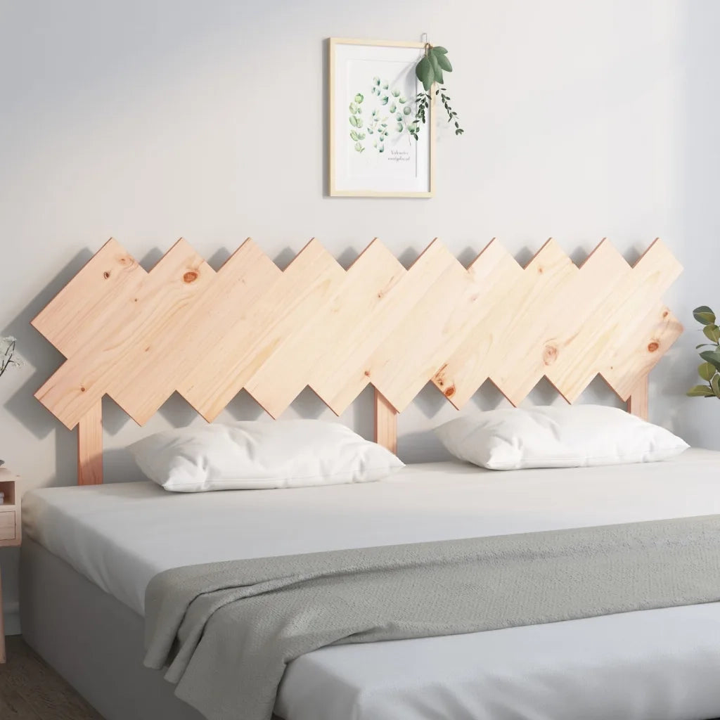 Testiera per Letto 196x3x80,5 cm in Legno Massello di Pino 819240