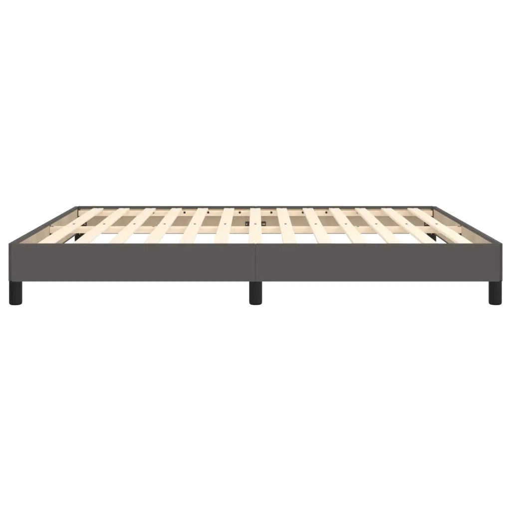Giroletto-Struttura Letto Grigio 160x200 cm in Similpelle 124061