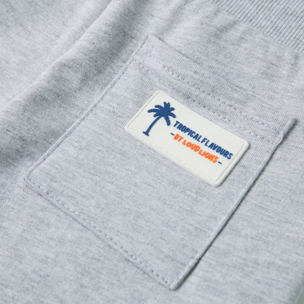 Pantaloncini per Bambini con Coulisse Grigio 104 CFW7630685