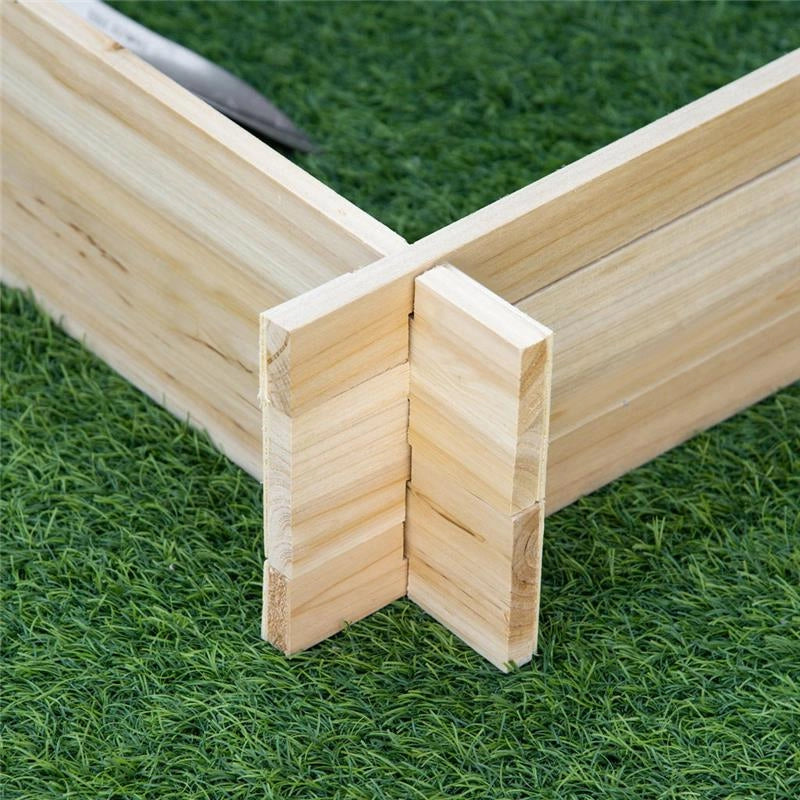 LETTO PER ORTO E GIARDINO IN LEGNO DI ABETE 100 X 100 X 16CM