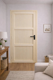 Blocco Porta Ayous 3 Pannelli H204 x L83 Pannello Costole Spinta Destra + Maniglia