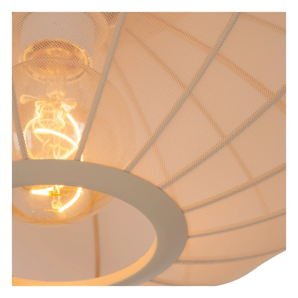 Lampada a sospensione Corina crema Lucide Ø50 E27 40W