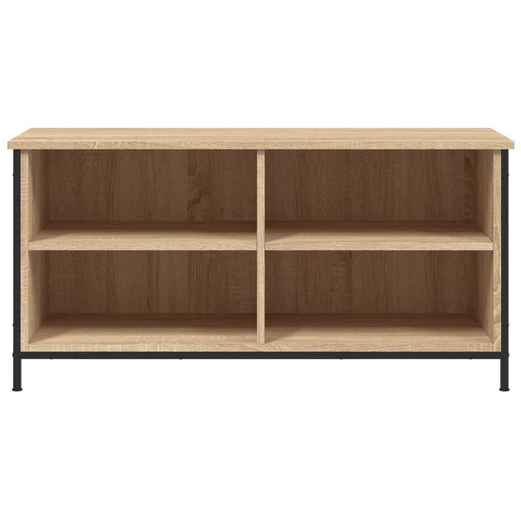 Mobile TV multimediale mensola TV credenza TV sala da pranzo soggiorno camera da letto rovere Sonoma 100 x 40 x 50 cm legno ingegnerizzato marrone 02_0027432