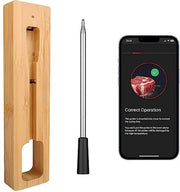 Termometro di carne Bluetooth - Termometro di carne senza fili - Termometro per forno - Termometro di carne con App