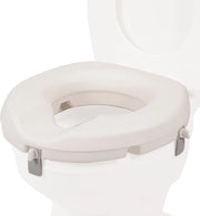 Toiletbril 3 Pollici | Profilo Basso | Elevatore di Toilet con Blocco Stabilità | Sostegno di Sicurezza Bagno Portatile
