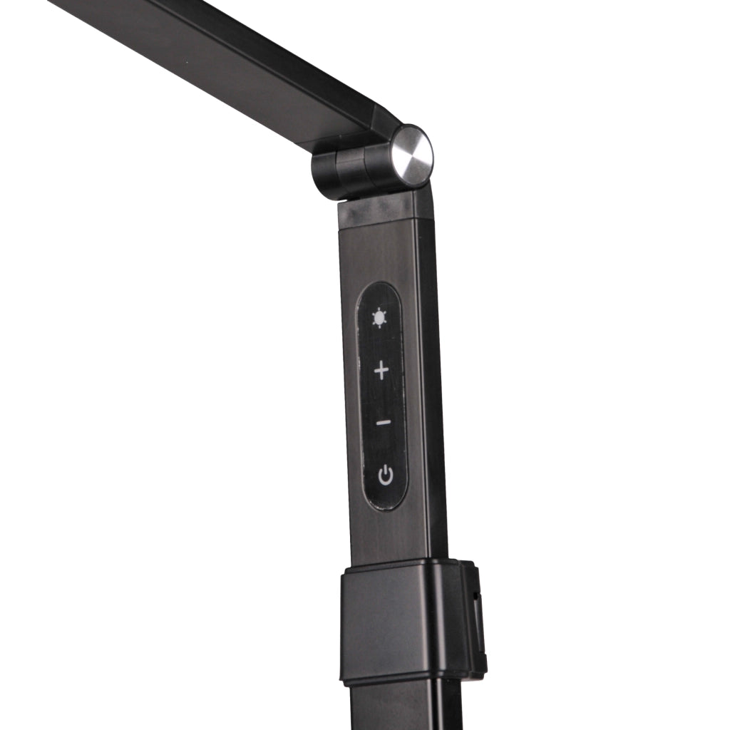 Lampada terra/scrivania LED dimmer 3000-6000K nera Ferrera