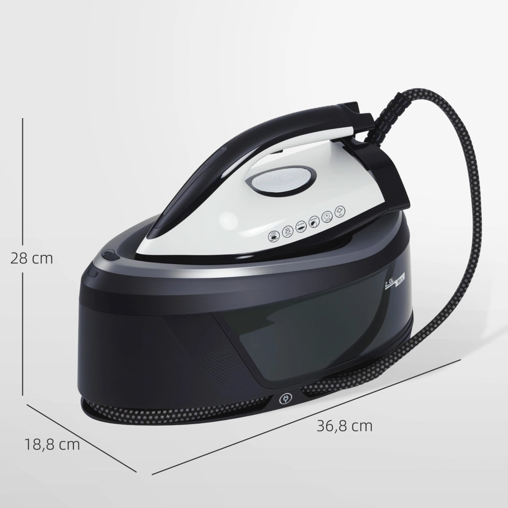 Centro di Stiro 2800W con Suola Ceramica a Doppio Strato ¨C zephmum ¨C Azul