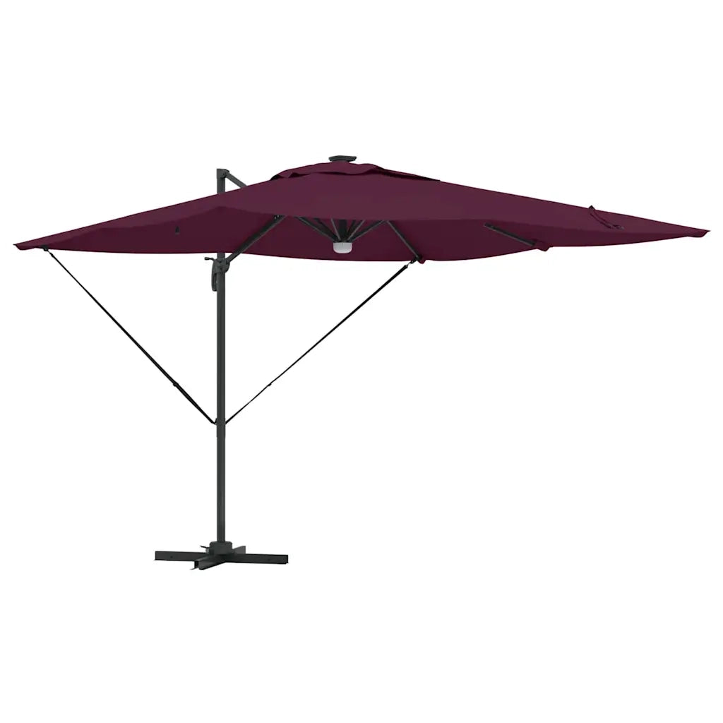 Parasol Roma Rosso 286 x 284 x 270 cm Alluminio e Poliestere 42003357