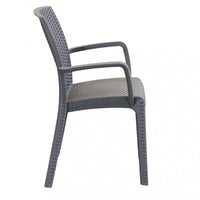 Sedia indiana 57x59x86 h cm in Wicker Taupe