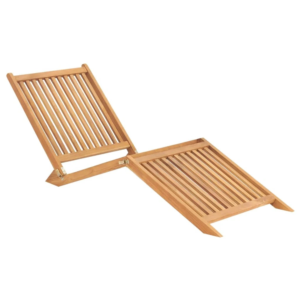 Lettino prendisole sedia a sdraio lettino prendisole letto da giardino mobili da esterno per patio legno massello di teak 02_0012715
