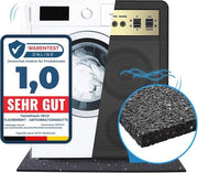Materassi Antivibrati per Lavatrici, Asciugatrici e Attrezzature Fitness - Graniglia Antiscivolo in Gomma | 60 x 60 x 1 cm