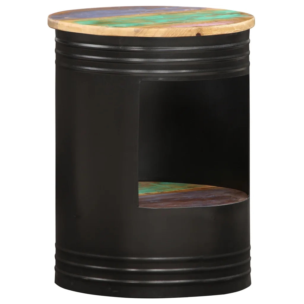 Tavolino da Salotto 43x55 cm in Legno Massello di Recupero 287486