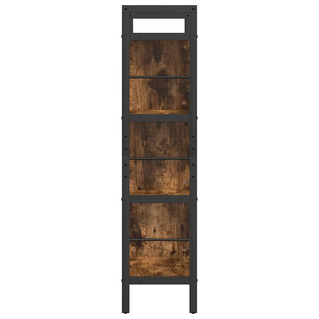 Libreria Rovere fumé 75 x 30 x 123,5 cm Legno multistrato 883966
