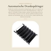 Dispensatore automatico di bottiglie - Dispensatore di acqua minerale - Larghezza regolabile - Realizzato in ABS resistente e duraturo