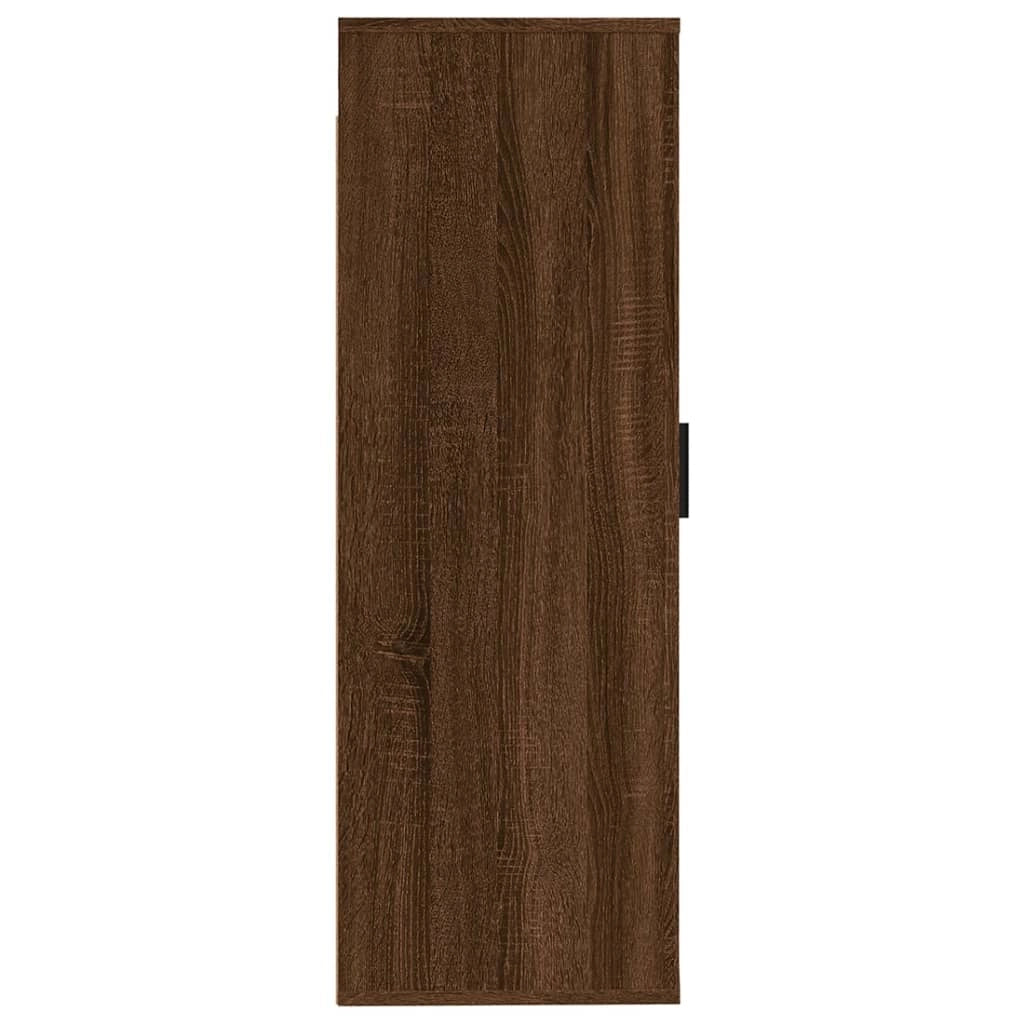 Mobile TV multimediale scaffale TV credenza mobile TV sala da pranzo soggiorno camera da letto a parete rovere 40 x 34,5 x 100 cm marrone 02_0028101