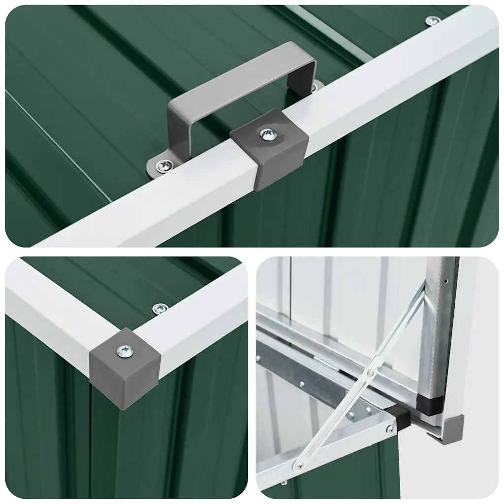 Baule da Giardino Verde 149x99x93 cm CFW8327309
