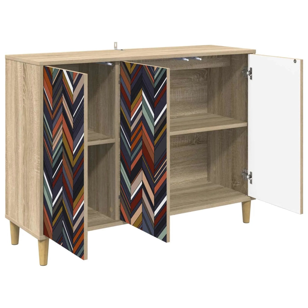 Credenza OMMEN Sonoma 102 x 33 x 75 cm Legno ingegnerizzato 8006959