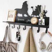 Capocassettiera decorativa - stile e funzionale - 1 pezzo - nero lucido - acciaio inox