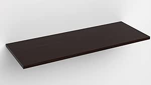 Mensole da Muro classiche in Legno nobilitato spessore 1.8 cm 80x30 Wengè