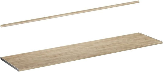 Top cucina R-Line, Quercia dorata, 240 cm, adatto per il montaggio su mobili base e piani di lavoro