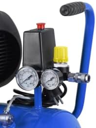 Goodyear - Compressore Aria Elettrico 24 L 2 HP  210 l/min, 8 Bar, Doppio Manometro