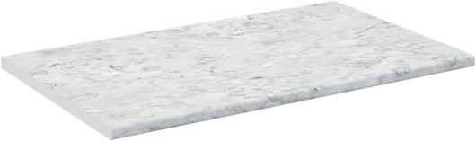 Top cucina R-Line, Bianco/marmo, 100 cm, adatto per il montaggio su mobili base e piani di lavoro
