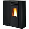 Stufa a pellet biofireGS90-8kW - SLIM 26 cm - uscita fumi multipla - superiore, laterale dx o posteriore